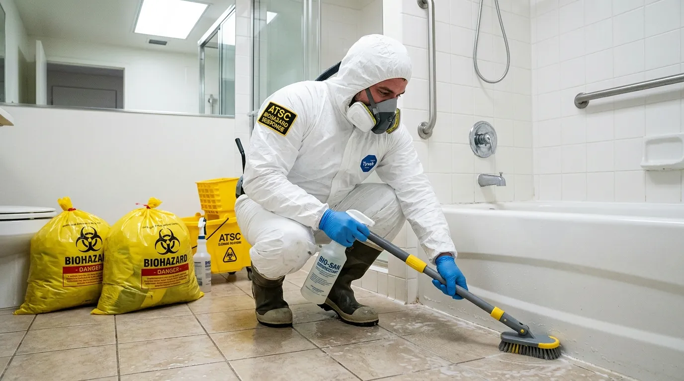 Decontamination equipment deployed for Blood Cleanup in Miami Springs